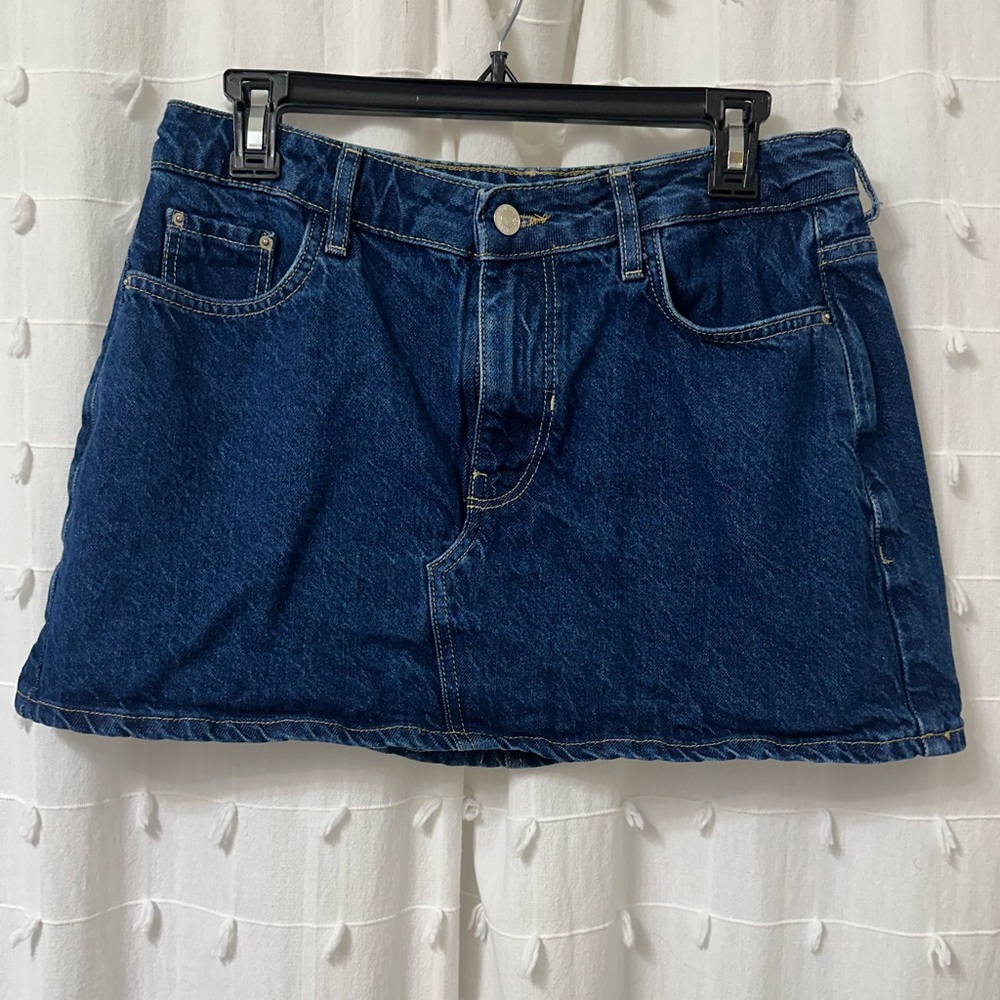 Zara Blue Denim Skirt